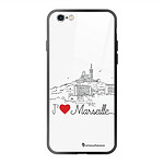 LaCoqueFrançaise Coque iPhone 6/6S Coque Soft Touch Glossy J'aime Marseille Design