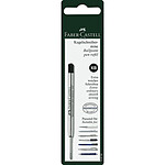 FABER-CASTELL Blister Recharge Stylo Bille pointe Extra Large XB Noir x 5