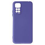 Avizar Coque Xiaomi Redmi Note 11 et 11s Silicone Semi-rigide Soft-touch Fine violet