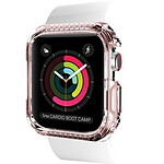 Itskins Coque pour Apple Watch Série 4 40 mm Semi-rigide Spectrum Clear/Rose