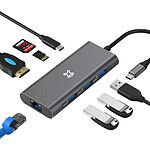 XtremeMac - Hub Xtrememac USB-C – 8 ports