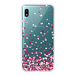 Evetane Coque Samsung Galaxy A10 360 intégrale transparente Motif Confettis De Coeur Tendance
