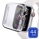 Avizar Coque Apple Watch 44mm Protection Ecran Silicone Anti-rayures - Transparent