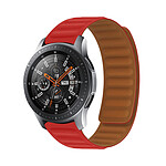 Avizar Bracelet pour Honor Magic Watch Watch GS3 Souple Attache Magnétique Rouge