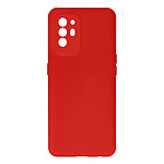 Avizar Coque Oppo A94 5G Silicone Semi-rigide Soft Touch rouge