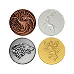 Game of Thrones - Pack 4 médaillons Sigil Limited Edition