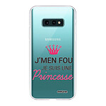 Evetane Coque Samsung Galaxy S10e 360 intégrale transparente Motif Je suis une princesse Tendance