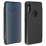 Avizar Housse Honor 8A et Huawei Y6 2019 / Y6S Miroir Clapet translucide Support noir