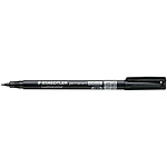 STAEDTLER Lumocolor Marqueur CD/DVD permanent Pointe fine 0,4 mm Noir x 10