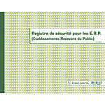 EXACOMPTA Piqûre 24x32cm Registre de sécurité pour les établissement recevant du public (ERP) - 32 pages x 5