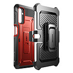 Supcase Coque Rouge pour Samsung Galaxy A14 5G,  Antichoc avec Béquille Support et Clip Ceinture,