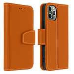 Avizar Housse Apple iPhone 11 Pro Cuir Porte-carte Fonction Support Premium marron