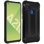 Avizar Coque Samsung Galaxy A21s Protection Bi-matière Design Relief Antichute noir