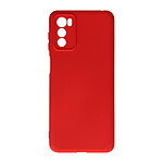 Avizar Coque pour Motorola Moto G42 Silicone Semi-rigide Finition Soft-touch Fine  Rouge