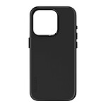 Decoded Coque MagSafe pour iPhone 15 Pro Silicone Mat Doux Graphite Noir