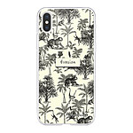 LaCoqueFrançaise Coque iPhone Xs Max silicone transparente Motif Botanic Evasion ultra resistant