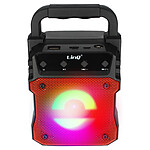 LinQ Enceinte lumineuse sans fil  Rouge, Design Compact et Portable