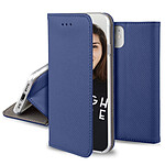 Jaym Étui Folio pour Apple iPhone 14 Magnétique Fonction Stand Bleu