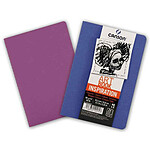 Canson Jeu de 2 carnets esquisse Art Book Inspiration A5 Bleu Violet