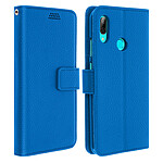 Avizar Etui folio Bleu Éco-cuir pour Huawei P Smart 2019 , Honor 10 Lite