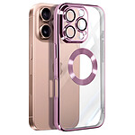 Avizar Coque Série Glam pour iPhone 16 Pro Max Antichoc Rose