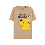 Pokémon - T-Shirt Pikachu Beige - Taille L