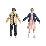 Stranger Things - Figurines et comic book Eleven and Mike Wheeler 8 cm