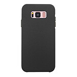 Evetane Coque Samsung Galaxy S8 effet cuir grainé Noir