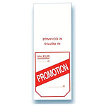 AGIPA Paquet de 500 étiquettes impression Promotion 50 x 125 mm