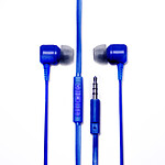 Mooov 733106 - Ecouteurs Neon intra auriculaire avec micro 1,2 m - bleu