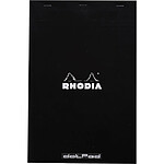 RHODIA Bloc dotPad BLACK N°19 21x31,8cm 80F agrafées 80g matrice points 5mm