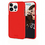 Jaym Coque pour Apple iPhone 15 Pro Max Premium Soft Feeling Rouge