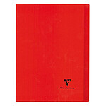CLAIREFONTAINE Kover Book piqué polypro opaque Rouge 24x32 96p séyès