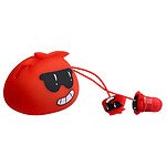 Avizar Écouteurs Filaires Jack 3.5mm avec étui Personnalisé The Jellie Monsters Steven rouge