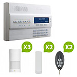 Paradox - MG-6250 - Alarme maison sans fil RTC+GSM - Kit 4