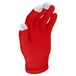 Avizar Gants Tactiles Universelle Fluidité Tactile Conservée Extensible Unisexe Rouge