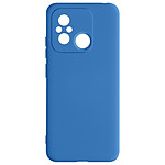 Avizar Coque pour Xiaomi Redmi 12C Silicone Semi-rigide Finition Douce au Toucher Fine  Bleu