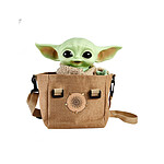 Star Wars The Mandalorian - Peluche électronique avec sac à bandoulière The Child 28 cm