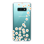 Evetane Coque Samsung Galaxy S10e 360 intégrale transparente Motif Marguerite Tendance