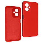 Avizar Coque pour Xiaomi Redmi Note 12 5G Silicone Semi-rigide Finition Soft-touch  Rouge