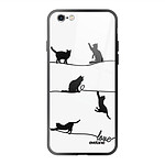 Evetane Coque iPhone 6/6s Coque Soft Touch Glossy Chat Lignes Design