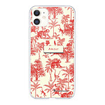 LaCoqueFrançaise Coque iPhone 11 silicone transparente Motif Botanic Amour ultra resistant