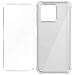 Avizar Pack Protection pour Xiaomi 13 Coque Renforcée + Verre Trempé  Transparent