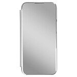 Avizar Étui Clear View iPhone 13 Mini avec Clapet Miroir Support Vidéo argent