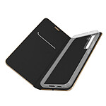 Forcell Étui pour Samsung Galaxy S22 Porte-carte Support Vidéo  Luna Book Gold Noir