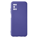 Avizar Coque Samsung Galaxy A03s Silicone Semi-rigide Finition Soft-touch Fine Violet