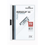 DURABLE Lot de 5 chemises à clip DURACLIP ORIGINAL 30, format A4, blanc