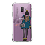 LaCoqueFrançaise Coque Samsung Galaxy S9 Plus anti-choc souple angles renforcés transparente Motif Working girl