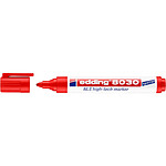 EDDING Marqueur NLS High-tech 8030 Inoxydable Rouge Pointe Ronde 1,5-3 mm