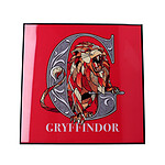 Harry Potter - Décoration murale Crystal Clear Picture Gryffindor 32 x 32 cm